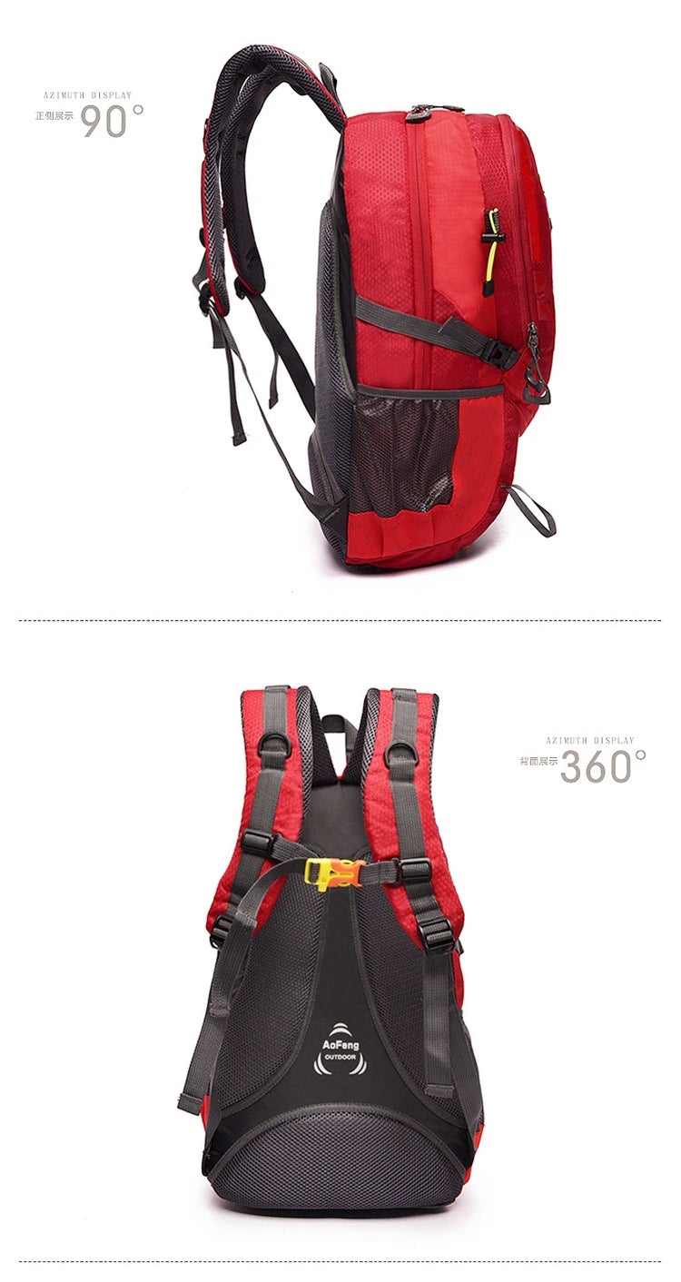 Quality Rucksack Camping Hiking Backpack Sports Bag 2021 Outdoor Travel Backpack Trekk Mountain Climb Equipment 40L Men Women