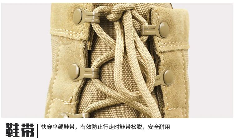 2025 Original Product US Army Sand Battle Desert  Summer Air Vent Army Mountaineering Boots Special Commando men