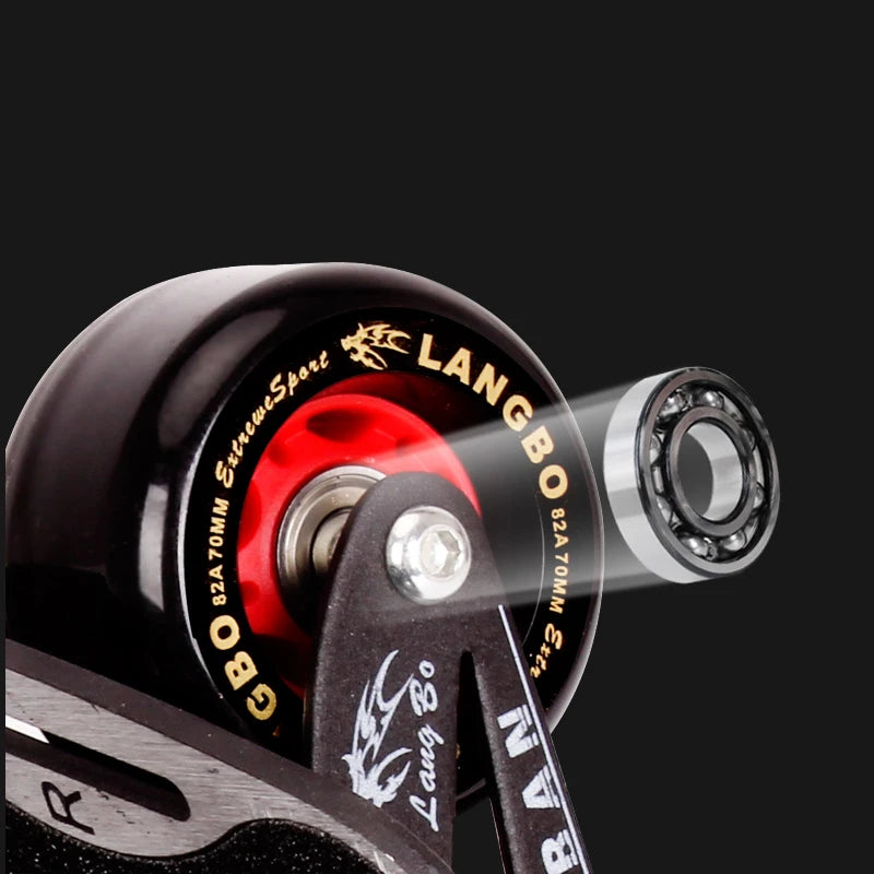 1 Pair Skateboard Aluminium Alloy Mini Drift Short Board Roller