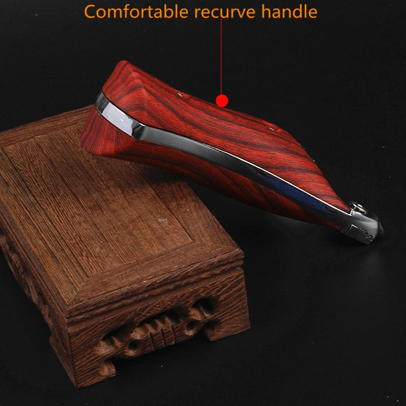 Fast Compression Rubber Band Hunting Slingshot Outdoor Competitive Game Catapult Imitation Wood Patch Flat Band Slingshot