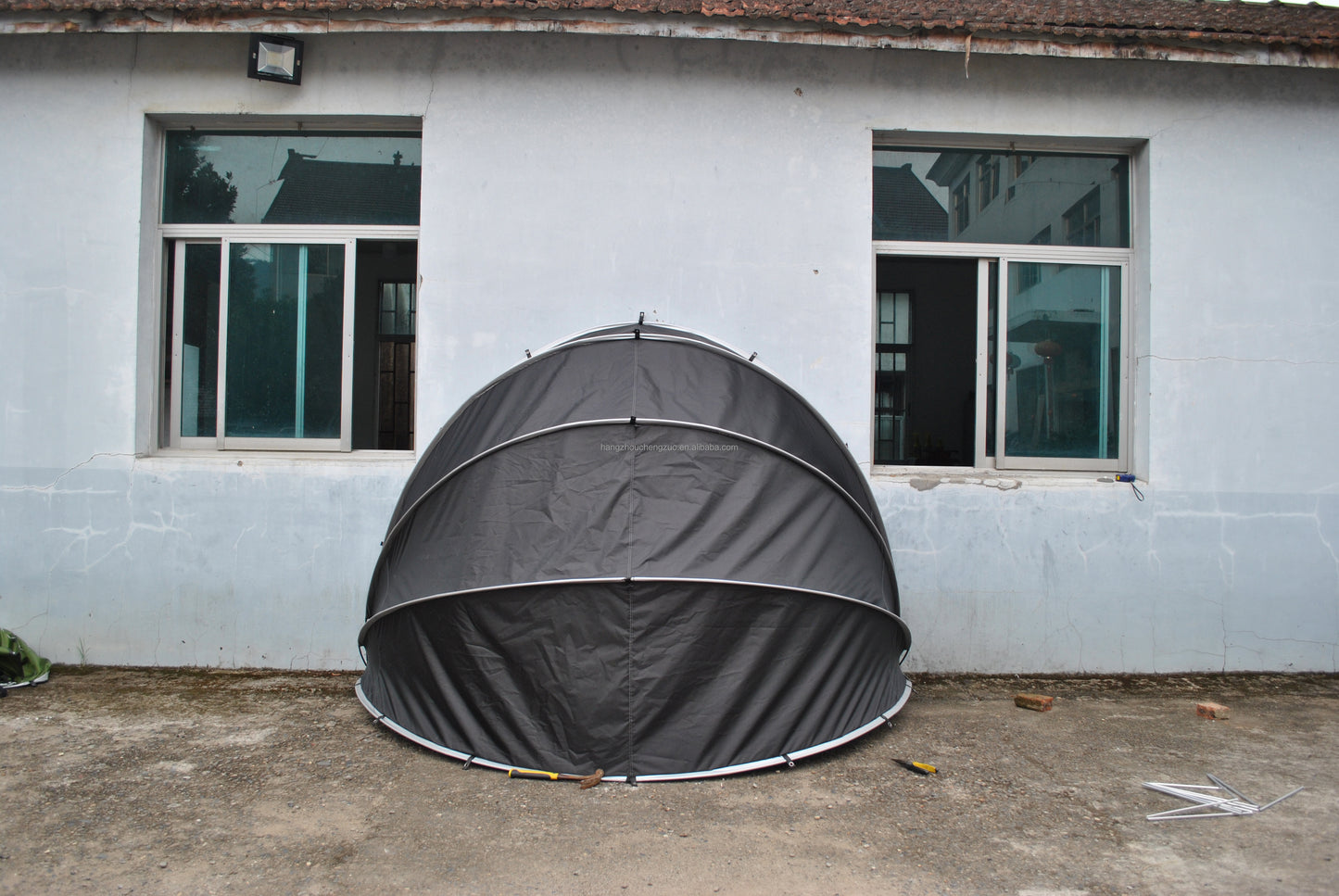 CZX-507 Hanging Motorbike Bike Tent Cover Shed Strong Frame Storage Garage Weatherproof Motorcycle Moped Mobility Scooter tent