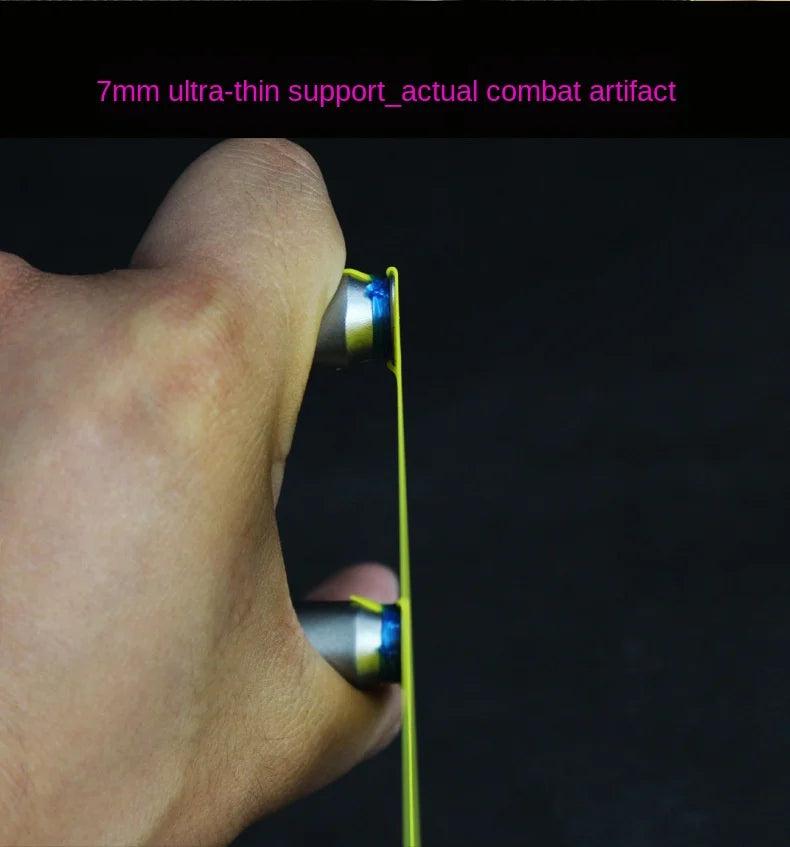 Big Power Stainless Steel Outdoor Slingshot High Precision Shooting Traditional Rubber Band Slingshots for Hunting Catapult