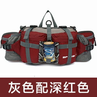 5L Outdoor Sports Waist Bag Men Women Camping Hiking Travel Shoulder Bag Fishing Riding Kettle Backpack Waterproof Rucksack