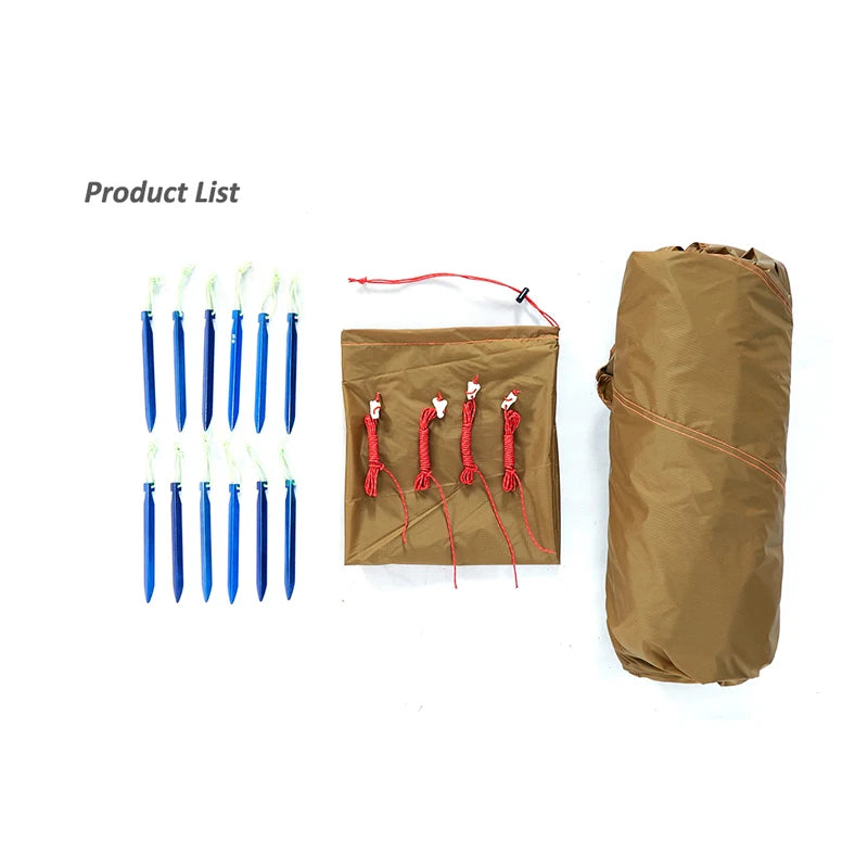 ASTA GEAR Track 5 Pyramid tent bushcraf lightweight 4-5 people outdoor hiking camping with snow skirt rainproof windproof tent