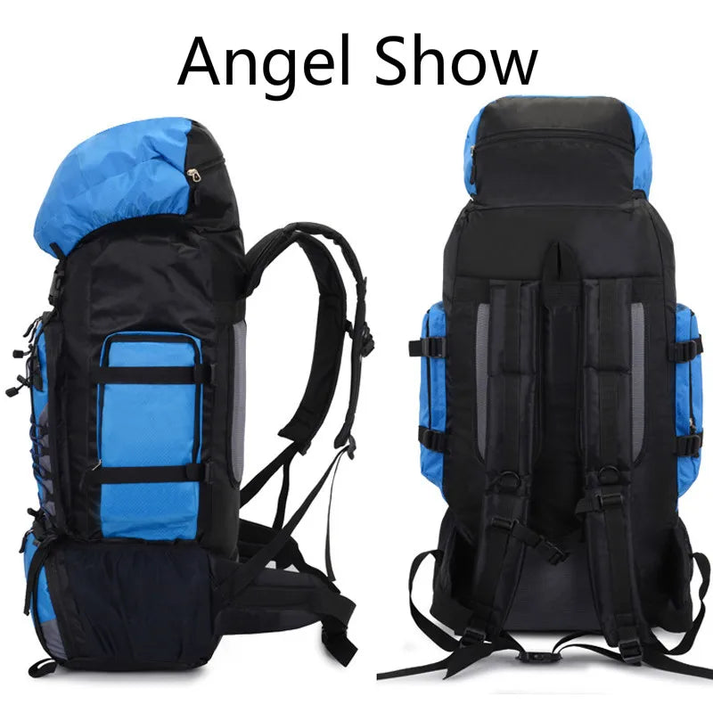 90L Travel Bag Camping Backpack Hiking Army Climbing Bag Trekking Mountaineering Mochila Large Capacity Sport Rucksack