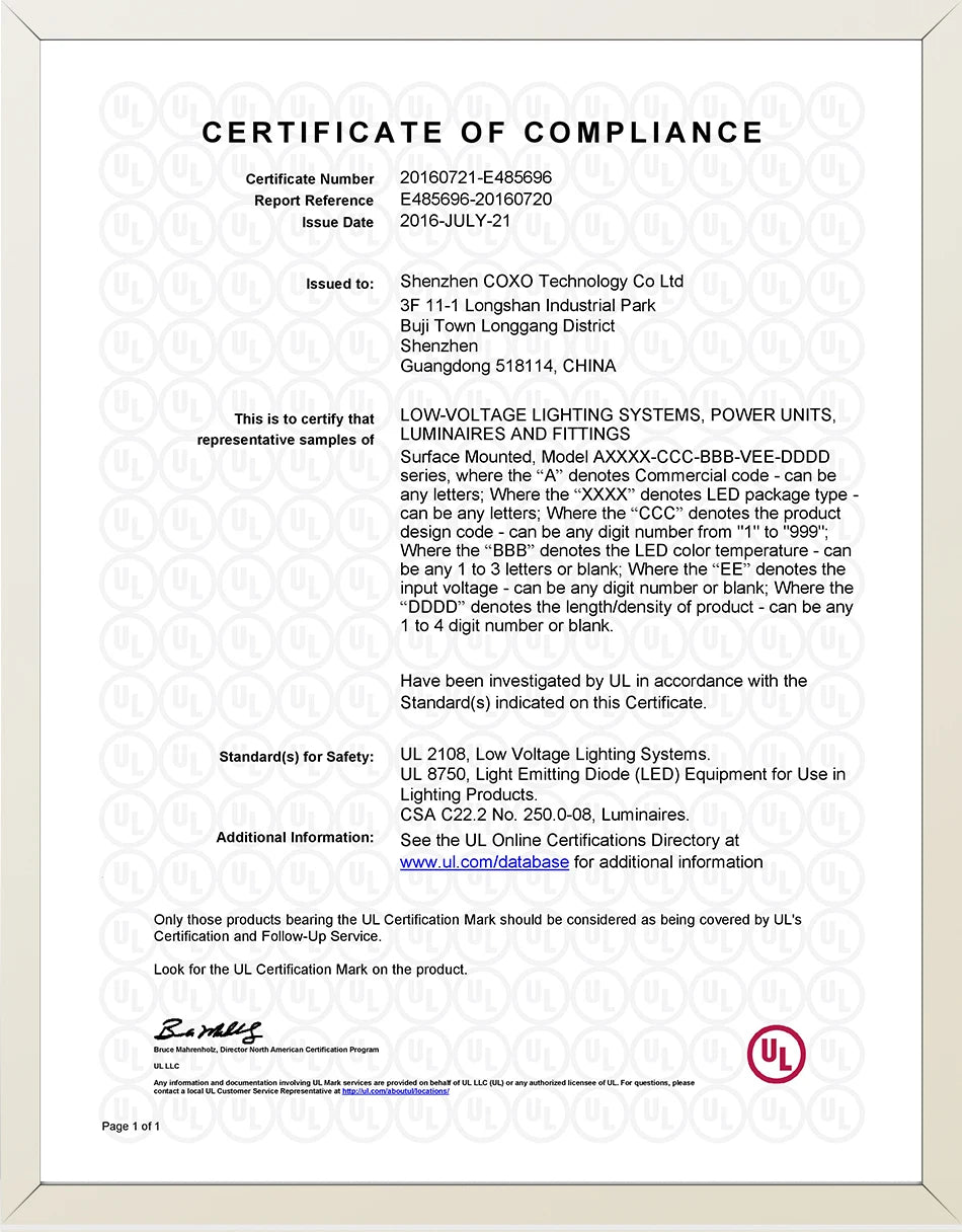 UL Listed COB LED Strip Light 320 480 LEDs/m 16.4ft High Density Flexible Tape Ribbon 3000-6500K RA90 Led Lights DC12V 24V