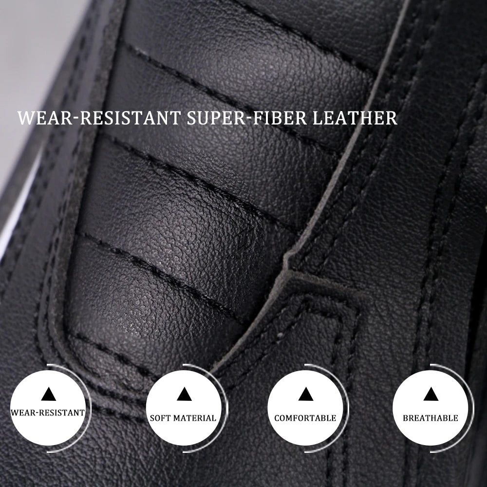 PRO-BIKER Men Motorcycle Boots Waterproof PU Botas Moto Boots Motocross Motorcycle Shoes Protection Motorcycle Long Thigh Boots