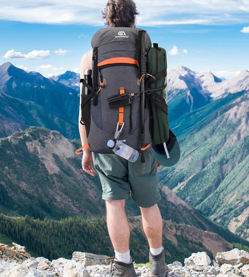 50L Travel Bag Camping Backpack Hiking Army Climbing Bags Trekking Mountaineering Mochila Large Capacity Sport Bag