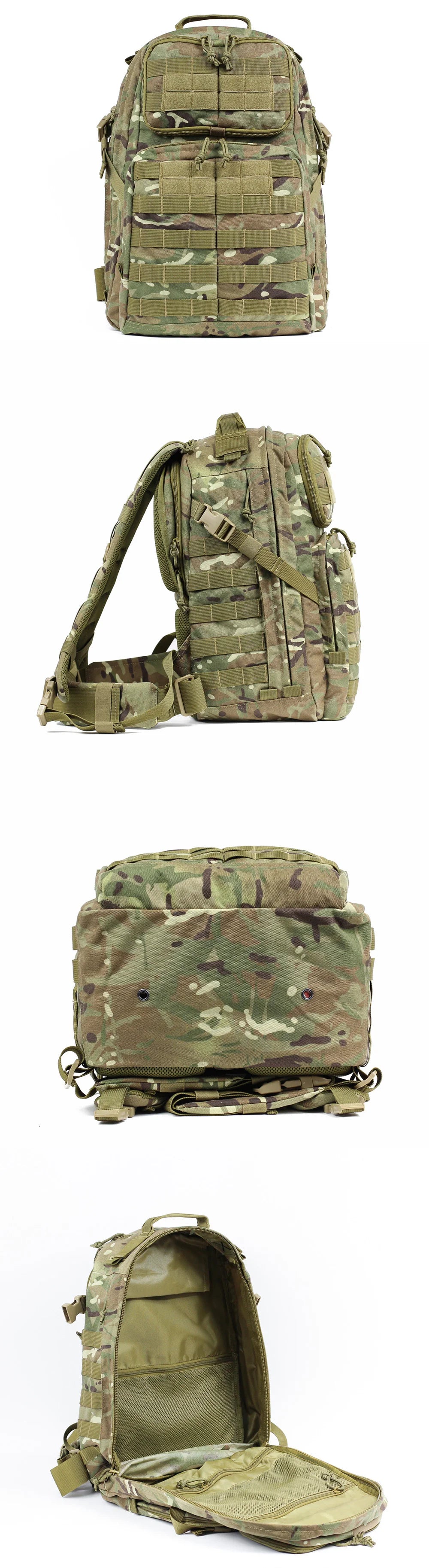 SINAIRSOFT Tactical 55L Outdoor Molle Waterproof Backpack Mountaineering Hunting Bags Trekking Hiking Fishing Bag