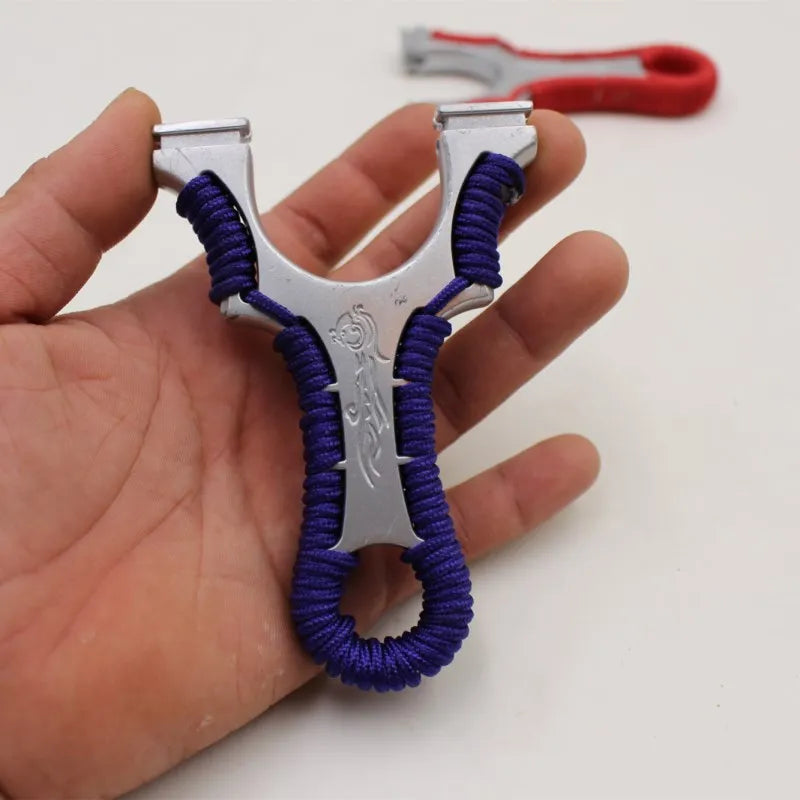 Alloy Catapult Thickened Wrist Strap Slingshot Outdoor Professional Sports Hunting Slingshot Professional Catapult Slingshots