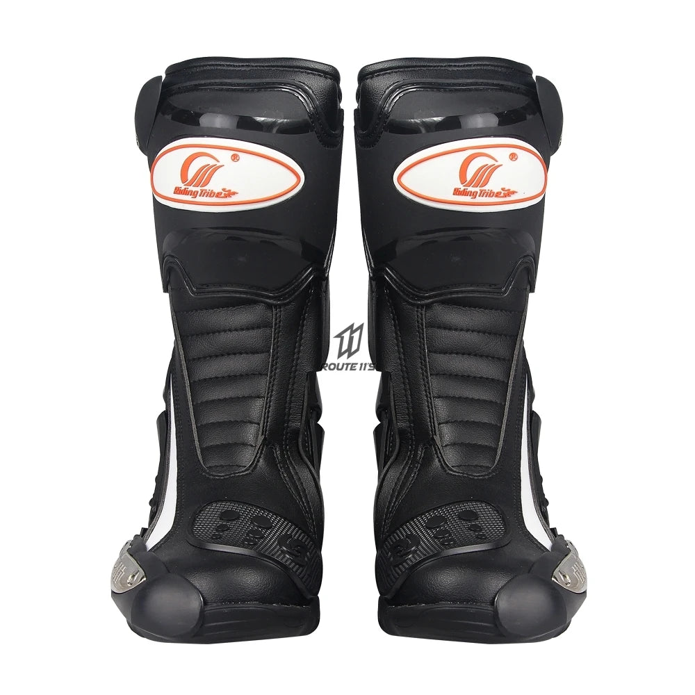 PRO-BIKER Men Motorcycle Boots Waterproof PU Botas Moto Boots Motocross Motorcycle Shoes Protection Motorcycle Long Thigh Boots