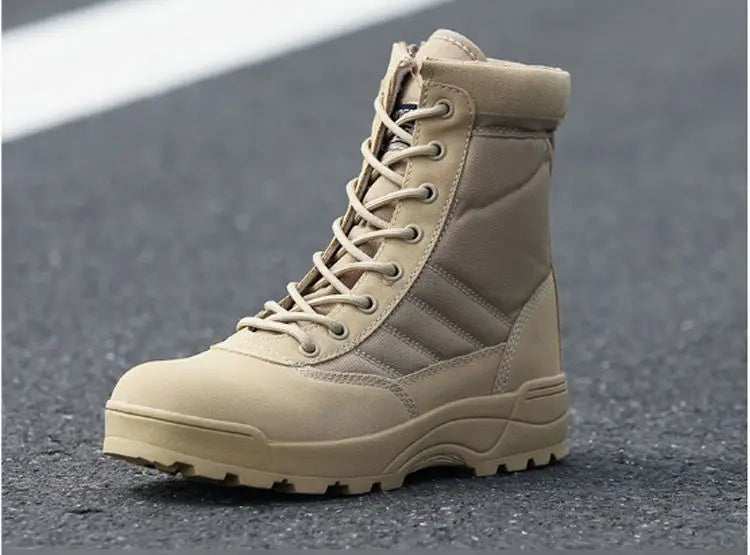 2024 Genuine summer tactical army fans high help desert combat boots tactics SWAT outdoor men's climbing shoes