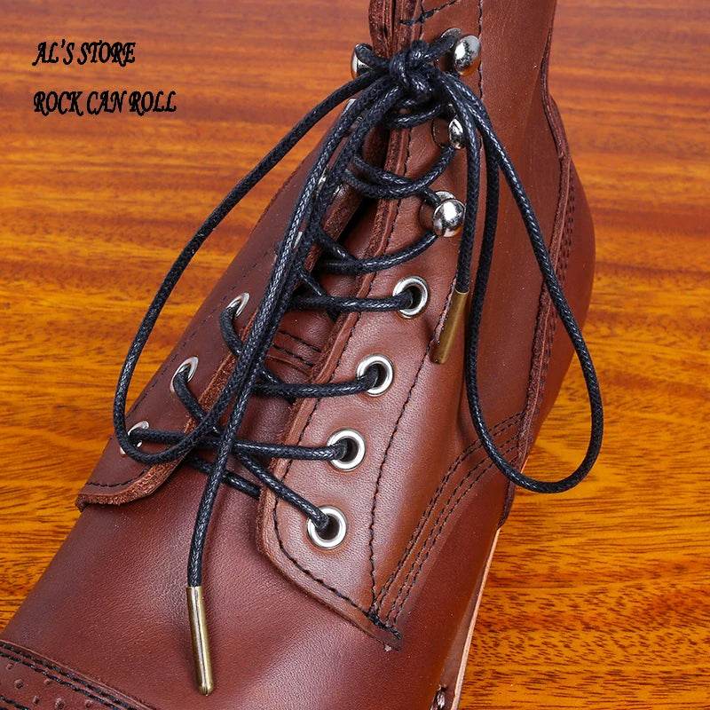 XW400 RockCanRoll Super Quality Size 35-52 Handmade Goodyear Welted Durable Italian Cowhide Boot Custom Made Available