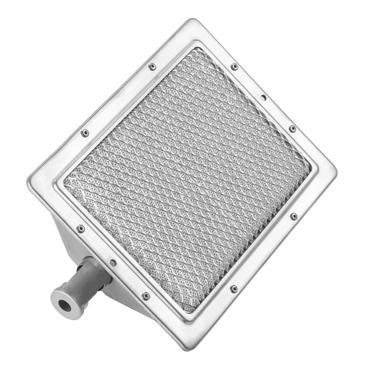 BBQ Grill Stove Heater Burner Replacement Parts 8.66"x 6.69" （220x170mm） Infrared Heating Flame Ceramic Burner Head