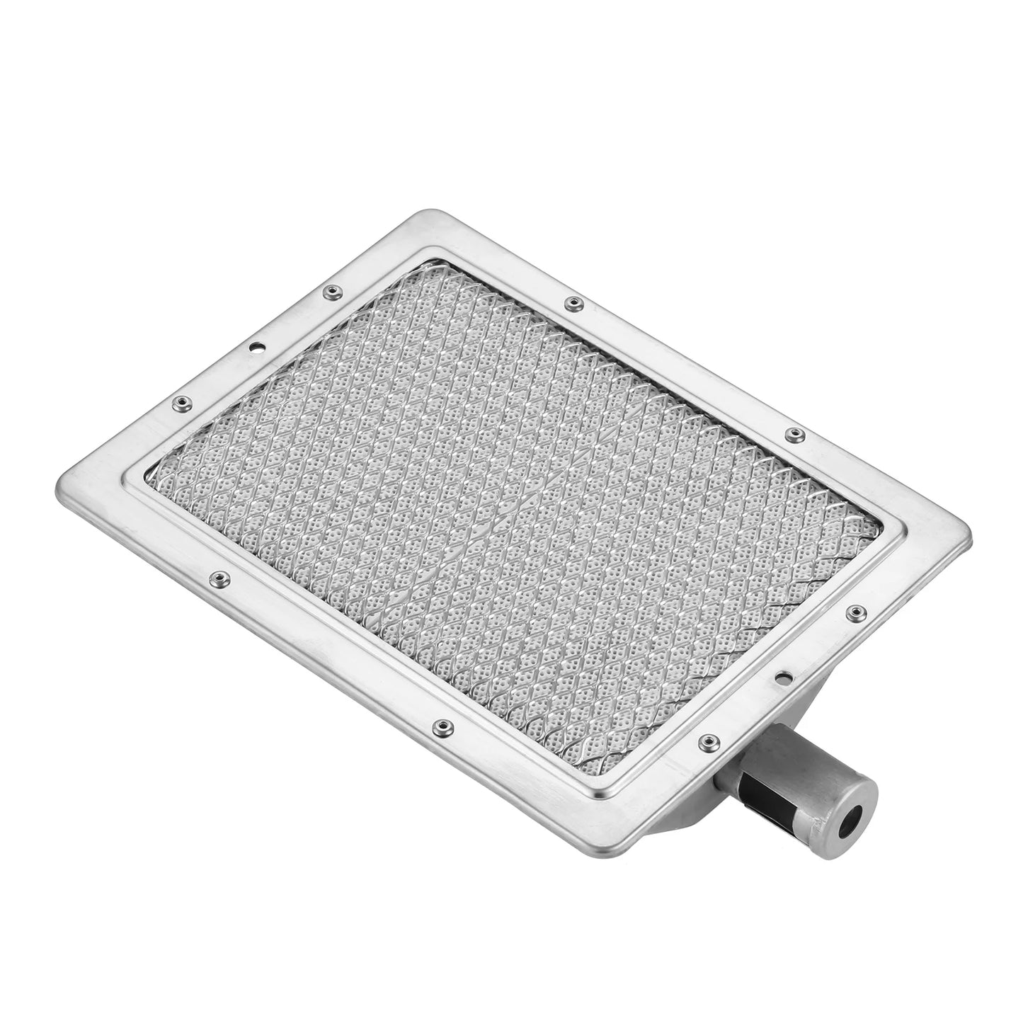 BBQ Grill Stove Heater Burner Replacement Parts 8.66"x 6.69" （220x170mm） Infrared Heating Flame Ceramic Burner Head