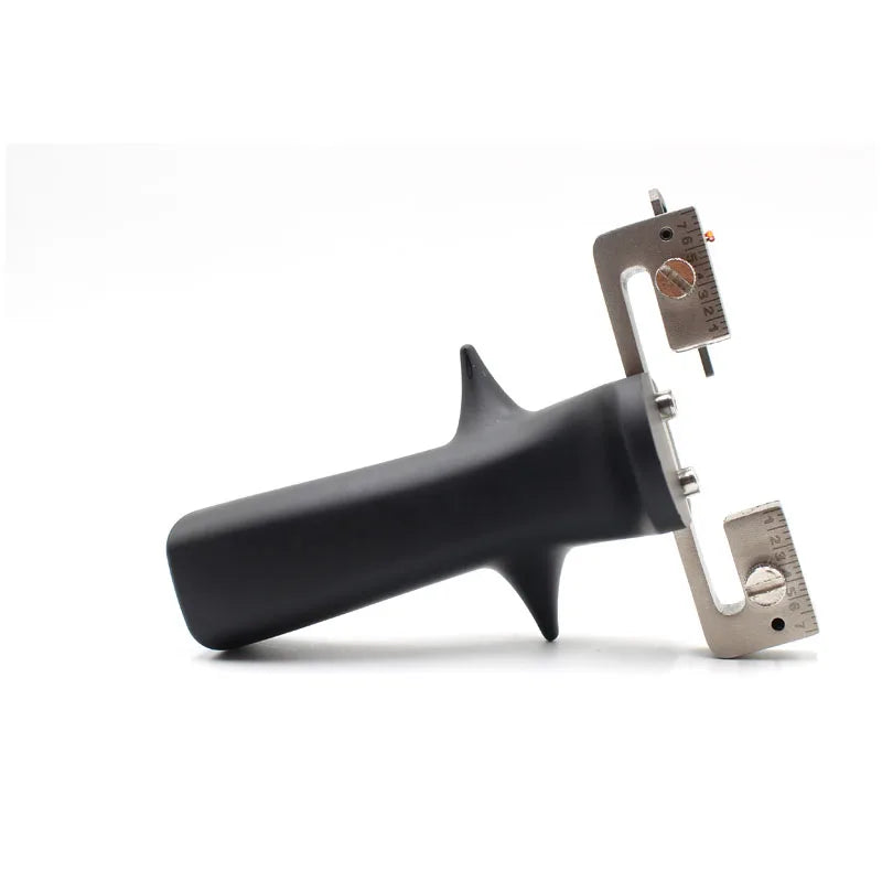 Slingshot Hunting Powerful Stainless Steel Catapult+ Resin Handle Outdoor Shooting with Flat Rubber Band