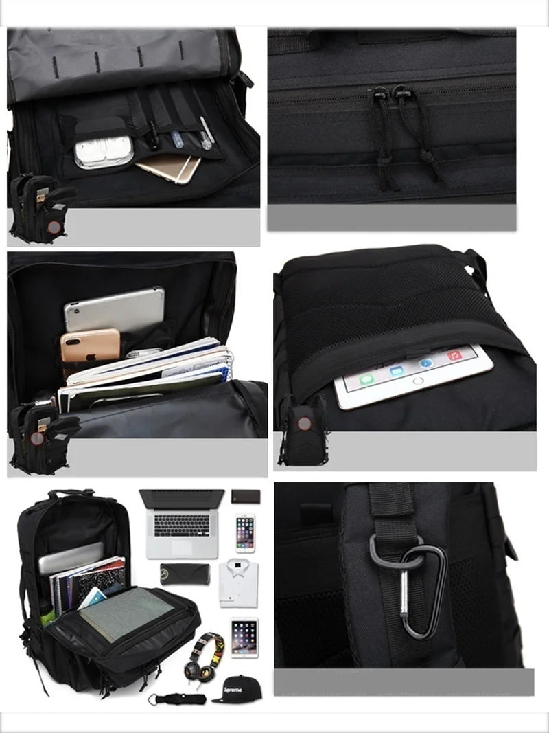 Army Tactical Backpack for Men 30L/50L Travel Camping Bag 1000D Military Hiking Supplies Sports Trekking Climbing Waterproof bag