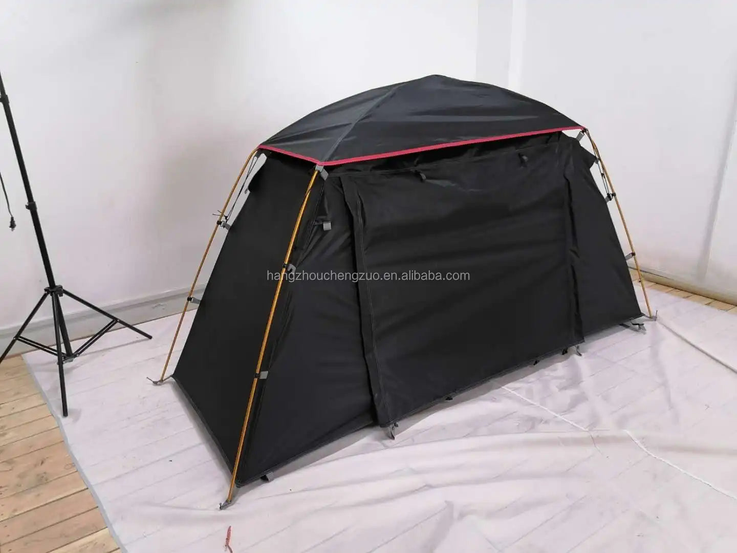 Cot Tent,Camping Tent,Backpacking Tent,3 Way Tent,Solo Tent,1 Person,Quick Setup,CZ-336 Camping tent build on cot or use alone