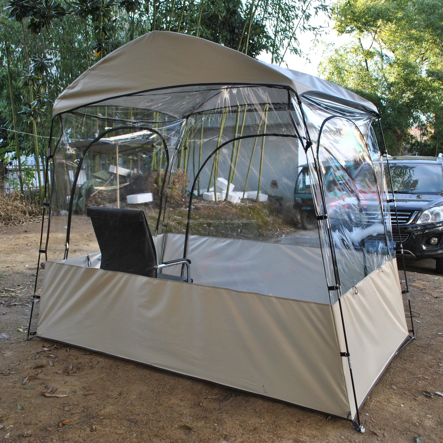 Transparent Tent for Sports, Screen House Room, Greenhouse, Camping, Canopy Gazebo, Large Oversize, Warm Tent, 4-6 Person
