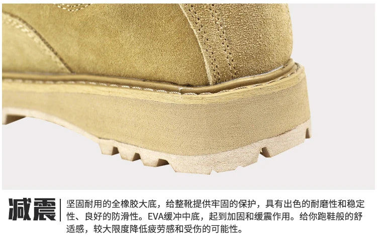 2025 Original Product US Army Sand Battle Desert  Summer Air Vent Army Mountaineering Boots Special Commando men
