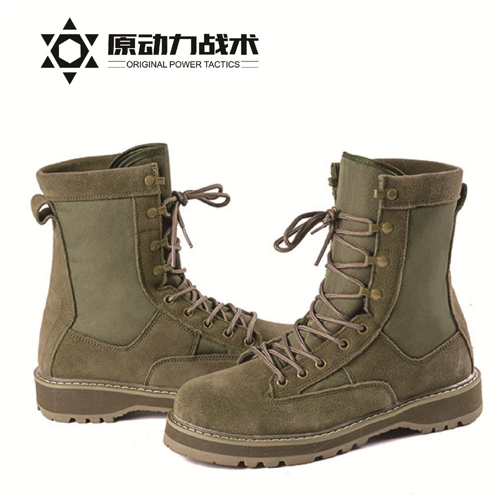 2025 Original Product US Army Sand Battle Desert  Summer Air Vent Army Mountaineering Boots Special Commando men