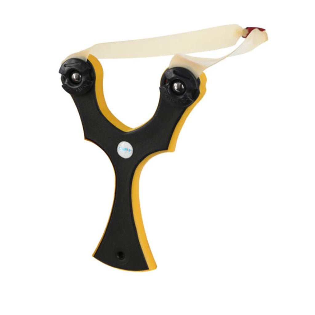 Outdoor Scout HDPE Slingshot Sports Game Travel Dual-use Durable Material Slingshot Catapult Bow Hiking Camping Travel Kits