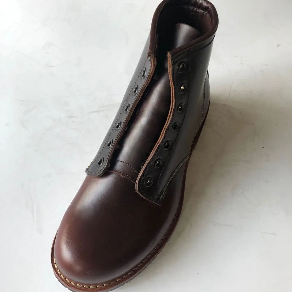 XW318 RockCanRoll Super Quality Size 35-52 Handmade Goodyear Welted Durable Italian Cowhide Boot Custom Made Available