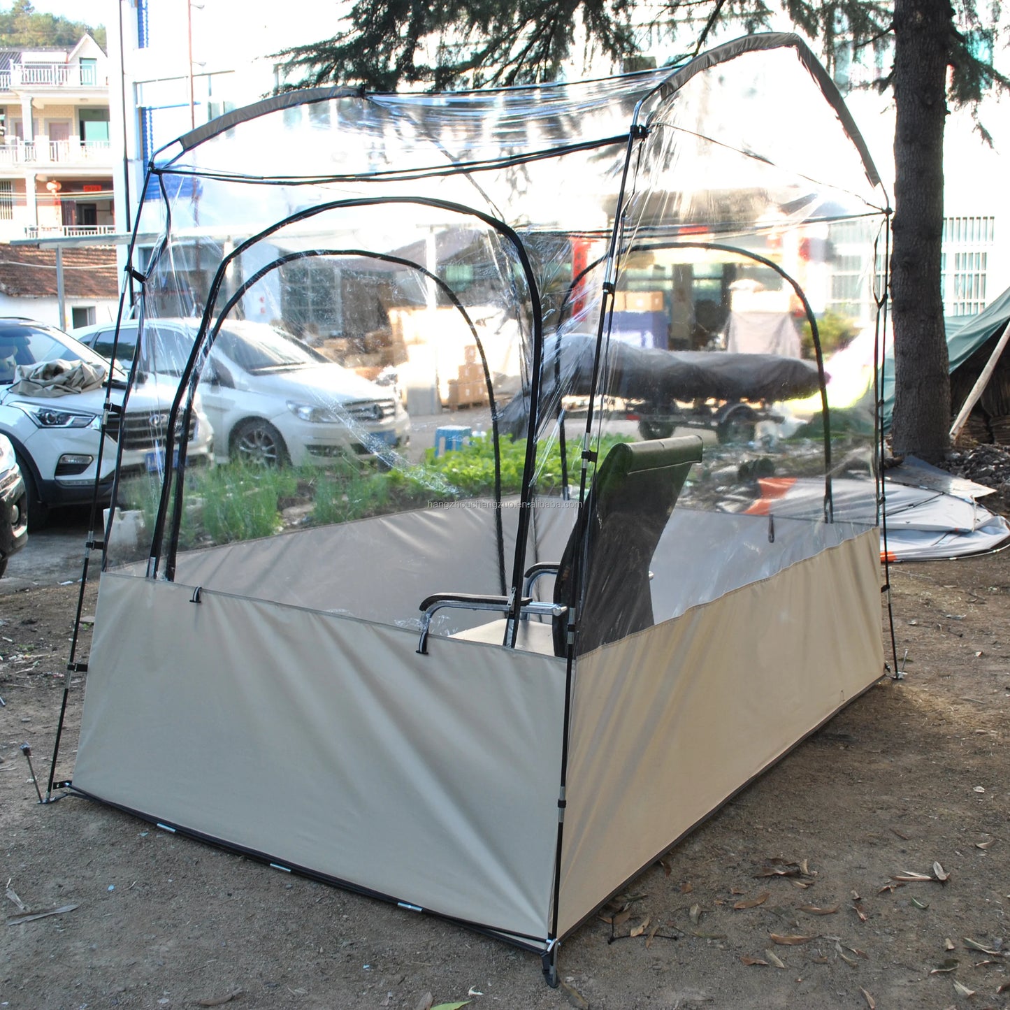 Transparent Tent for Sports, Screen House Room, Greenhouse, Camping, Canopy Gazebo, Large Oversize, Warm Tent, 4-6 Person
