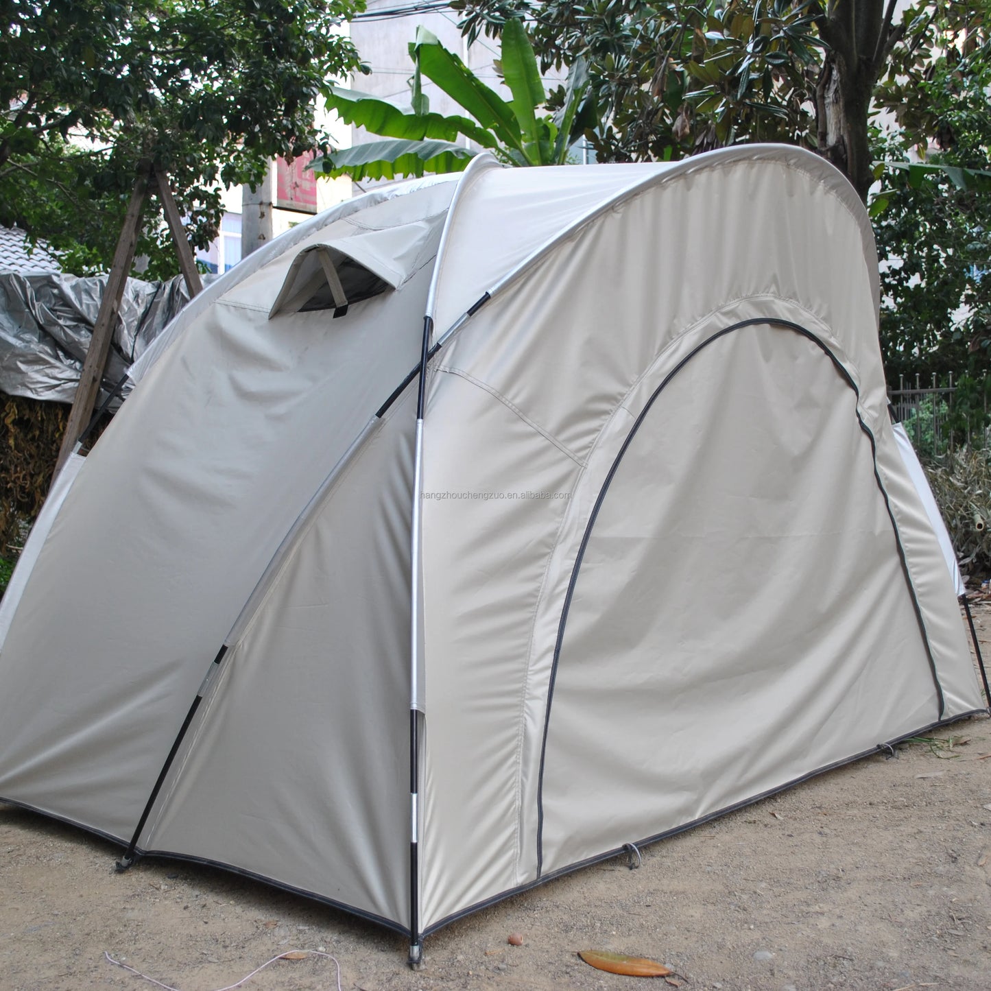 Off-Ground 3 Person Camping Fishing Tent with Double Mesh Doors - Insect Blocking, Durable Design, Easy Setup,Excluding bed