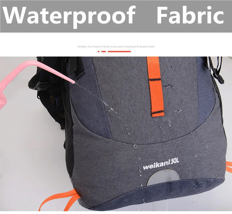 50L Travel Bag Camping Backpack Hiking Army Climbing Bags Trekking Mountaineering Mochila Large Capacity Sport Bag