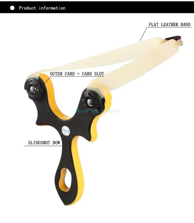 Professional Outdoor Hunting Slingshots New Card Ball Fishing Slingshot Flat & Round Rubber Band Pro Catapult Shooting Kids