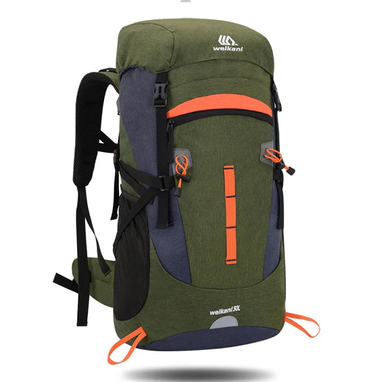 50L Travel Bag Camping Backpack Hiking Army Climbing Bags Trekking Mountaineering Mochila Large Capacity Sport Bag