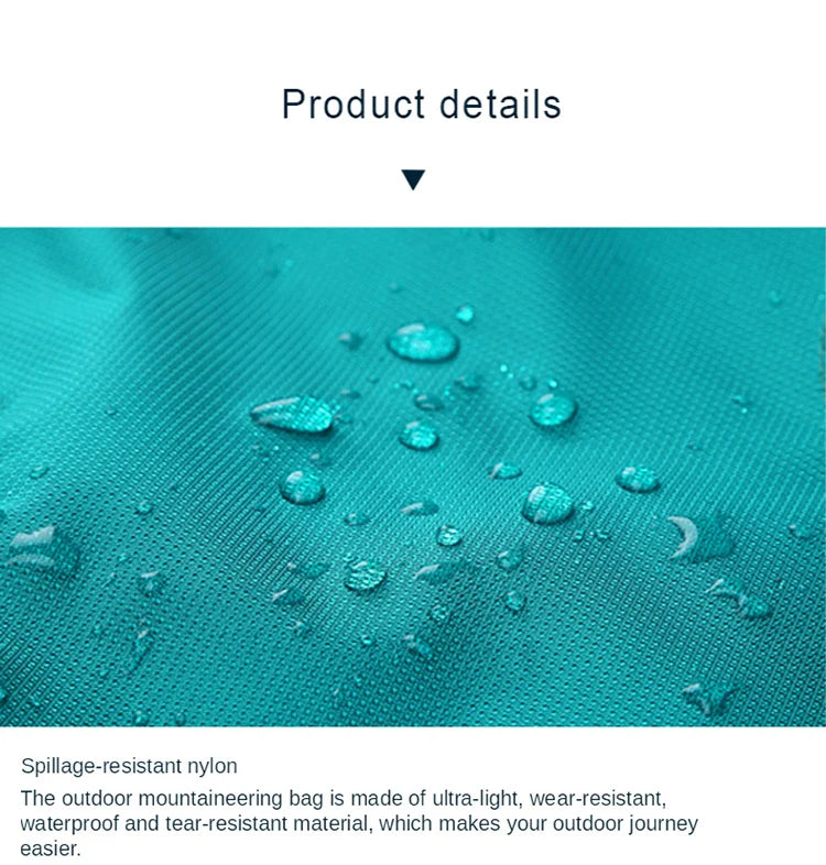 QUESHARK 40L Ultralight Waterproof Soft Foldable Camping Shoulder Backpack Climbing Travel Mountaineering Hiking Cycling Bag