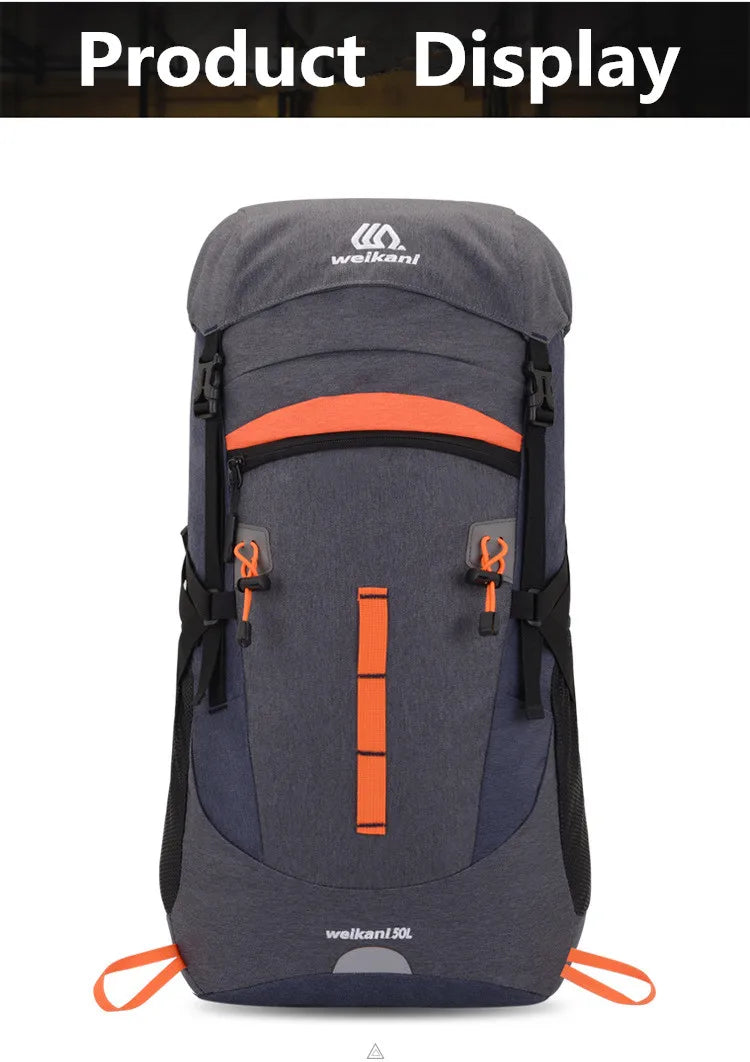 50L Travel Bag Camping Backpack Hiking Army Climbing Bags Trekking Mountaineering Mochila Large Capacity Sport Bag