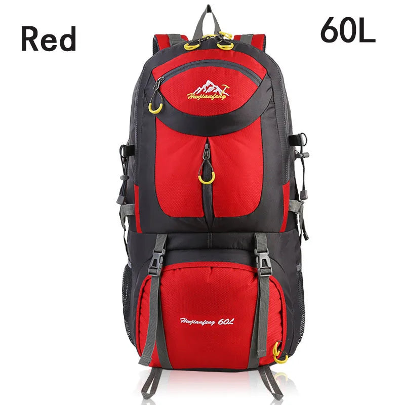 40L 50L 60L Outdoor Climbing Hiking Waterproof Anti-wear Bags Sports Large Capacity Backpack Men Women Camping Mountain Rucksack