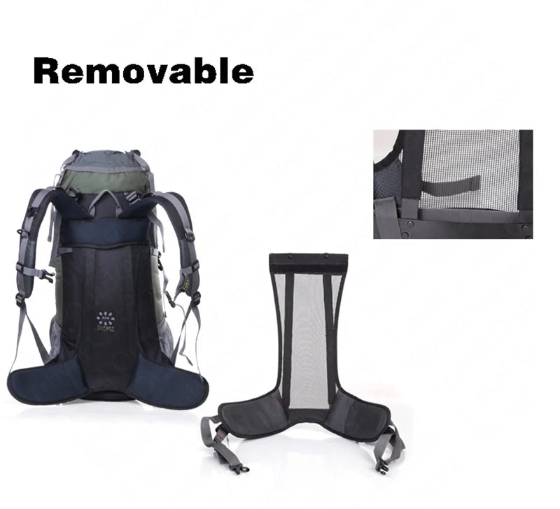 45L-60L Camping Outdoor Hiking Backpack Multi-function External Frame Climbing Bag Backpack Rucksacks Travel sports bag