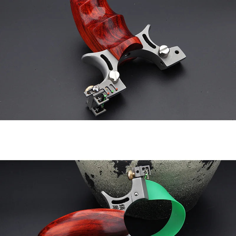 Popular Powerful Slingshot Camouflage Bow Catapult Outdoor Hunting Slingshot Hunt Tool  Stingles Stainless Steel Hunting