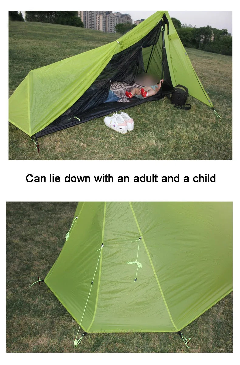 Marvquester-Ultralight Waterproof Trekking Pole, Pyramid Tent, 2-Layer, UL