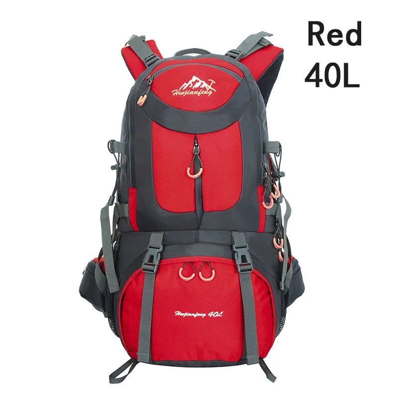 40L 50L 60L Outdoor Climbing Hiking Waterproof Anti-wear Bags Sports Large Capacity Backpack Men Women Camping Mountain Rucksack