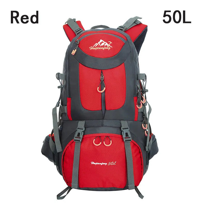 40L 50L 60L Outdoor Climbing Hiking Waterproof Anti-wear Bags Sports Large Capacity Backpack Men Women Camping Mountain Rucksack