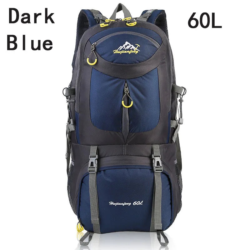 40L 50L 60L Outdoor Climbing Hiking Waterproof Anti-wear Bags Sports Large Capacity Backpack Men Women Camping Mountain Rucksack