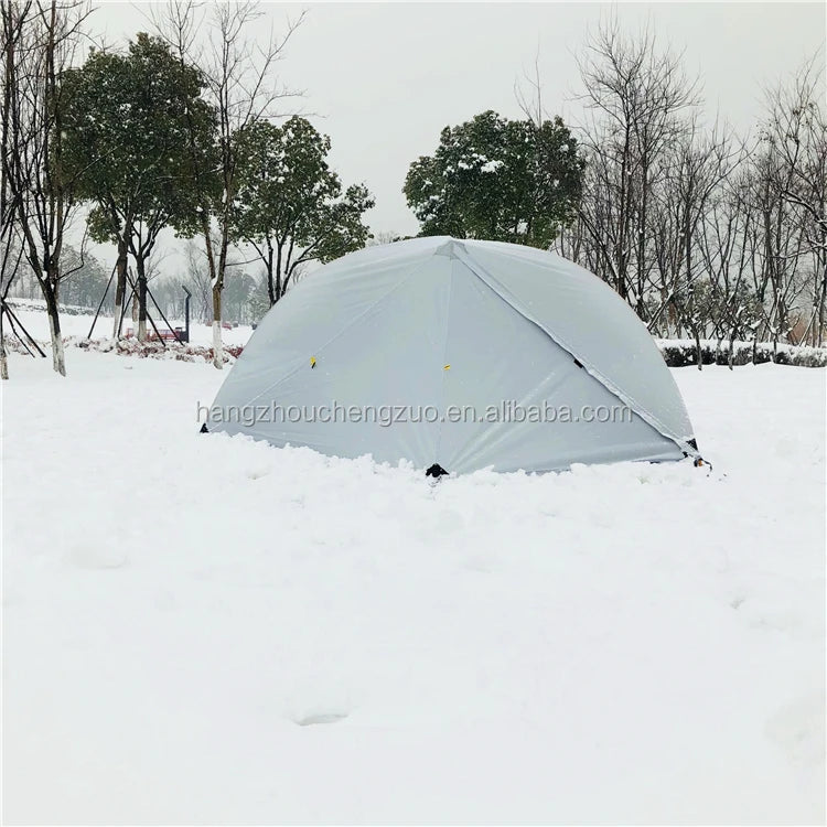 Ultralight Double Layer 1 Person Camping Tent, CZX-217 Waterproof Ultralight 1 Person Backpacking Tent Come with Footprint