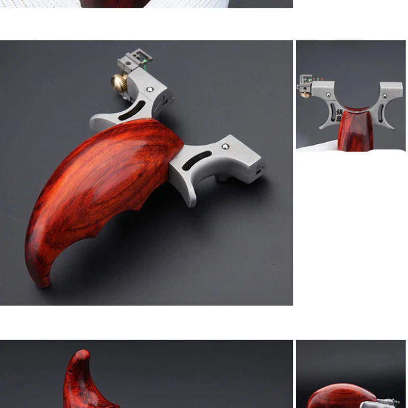 Popular Powerful Slingshot Camouflage Bow Catapult Outdoor Hunting Slingshot Hunt Tool  Stingles Stainless Steel Hunting