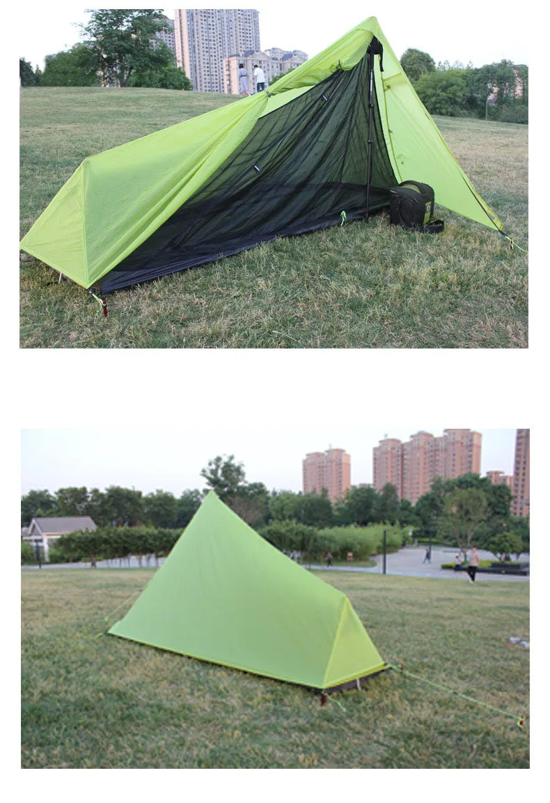 Marvquester-Ultralight Waterproof Trekking Pole, Pyramid Tent, 2-Layer, UL