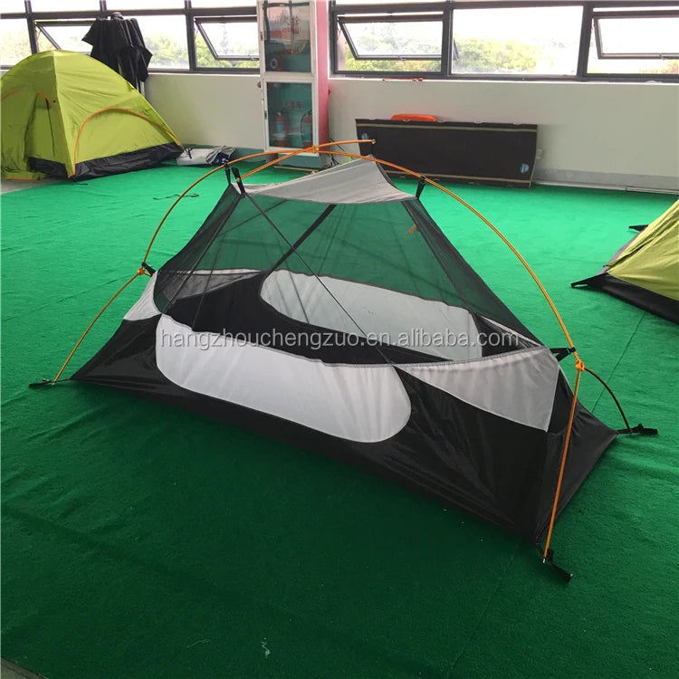 Double Layer 1 Person camping Tent, CZX-217 Waterproof ultralight Lightweight Tents for Mountaineering with Windproof ,