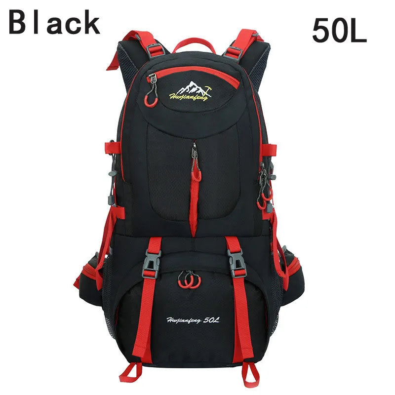 40L 50L 60L Outdoor Climbing Hiking Waterproof Anti-wear Bags Sports Large Capacity Backpack Men Women Camping Mountain Rucksack