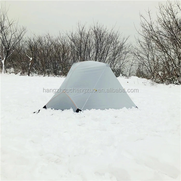 Ultralight Double Layer 1 Person Camping Tent, CZX-217 Waterproof Ultralight 1 Person Backpacking Tent Come with Footprint