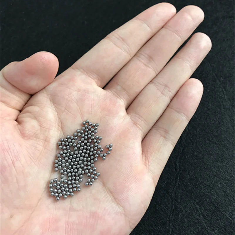 2000pcs/lot Diameter 2mm Outdoor Hunting Bow Slingshot Hunting Pinball High-carbon Ammo Mini Shot Slingshot Steel Balls Yernea