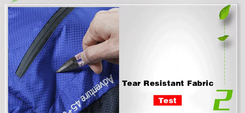 45L-60L Camping Outdoor Hiking Backpack Multi-function External Frame Climbing Bag Backpack Rucksacks Travel sports bag