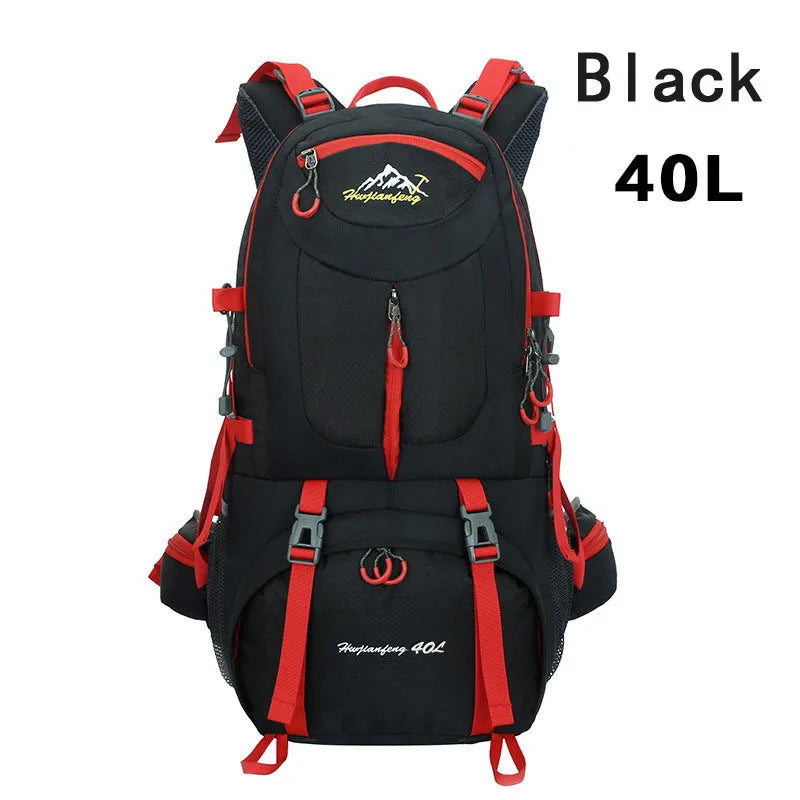 40L 50L 60L Outdoor Climbing Hiking Waterproof Anti-wear Bags Sports Large Capacity Backpack Men Women Camping Mountain Rucksack